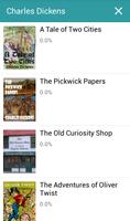 Charles Dickens Books Poster