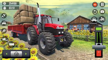 Tractor Farming Affiche