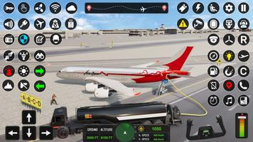 Airplane Flight: 3D Sim Game capture d'écran 1