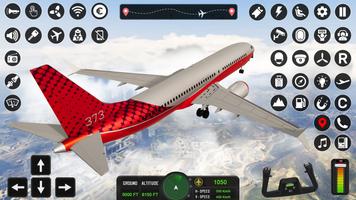 Airplane Flight: 3D Sim Game capture d'écran 2