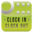 آیکون‌ CLOCK IN CLOCK OUT