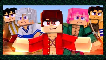One Piece Mod For Minecraft الملصق