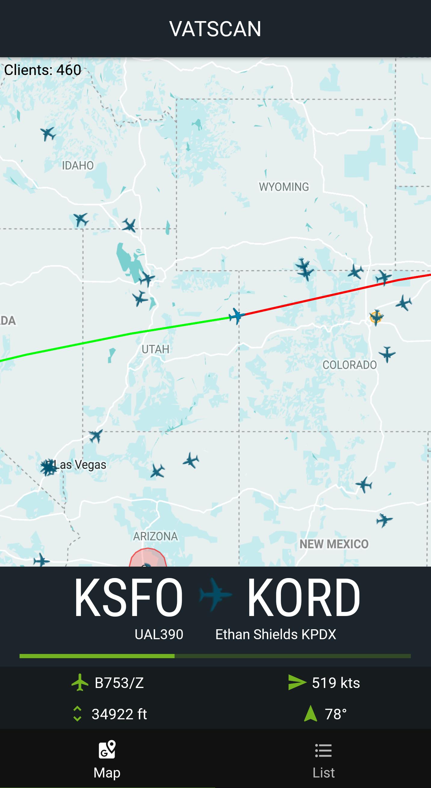 Карта ватсим. VATSIM Map.