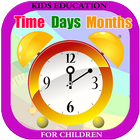 Learn Clock,Day & Month - Kids ícone