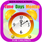 Learn Clock,Day & Month - Kids ikona