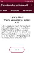 برنامه‌نما Theme Launcher for Galaxy A50 عکس از صفحه