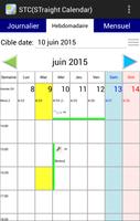 StraightCalendar capture d'écran 1
