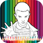 ikon Stranger Things Coloring Book