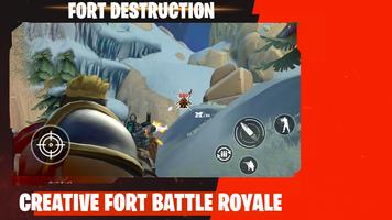 Poster Creative Fort Battle Royale