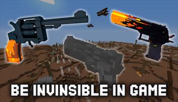 Guns for Minecraft. Guns mod. Affiche