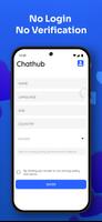 Chathub Random Chat No Login اسکرین شاٹ 1