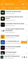 Radio Show: Emisoras en Vivo اسکرین شاٹ 1