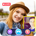 Online Girl Random Video Call Video Chat आइकन