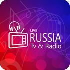Russian TV Live and FM Radio Stations icône