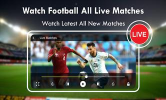 Live Streaming Football TV Plakat