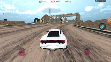 High Speed Car Racing 3D Affiche