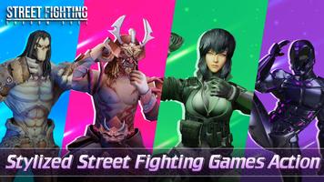 Street Champion Fighter Game Affiche