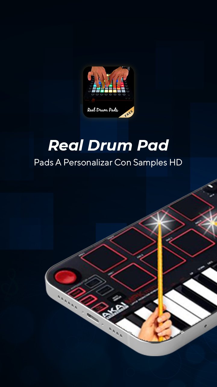 Android İndirme için Real Drum Pad Machine Pad APK