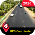 GPS Coordinates; Route planner Area Calculator-icoon