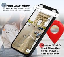 Live Streetview 360 الملصق