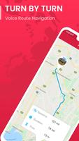 Live Map Traffic Updates:Transit Route Street View poster