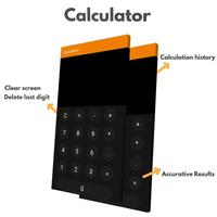 Calculator الملصق
