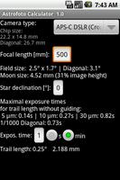 Astrophoto Calculator पोस्टर