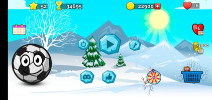 Runner ball 3: winter game capture d'écran 3