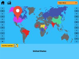 🆕World Geography Quiz Game Cartaz