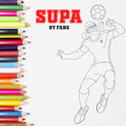 Supa Strikas : Coloring Page ícone