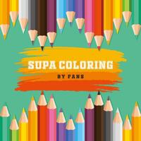 Supa Strikas : Coloring Page imagem de tela 1