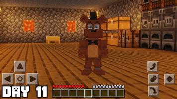 Eu sobrevivi 100 dia FNAF MCPE imagem de tela 1