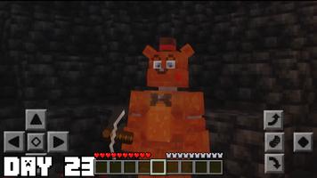 Eu sobrevivi 100 dia FNAF MCPE imagem de tela 2