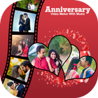 Anniversary Video Maker With M أيقونة