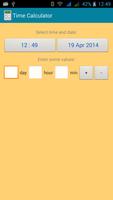 برنامه‌نما Time calculator عکس از صفحه