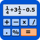 Kalkulator pecahan dan desimal icône