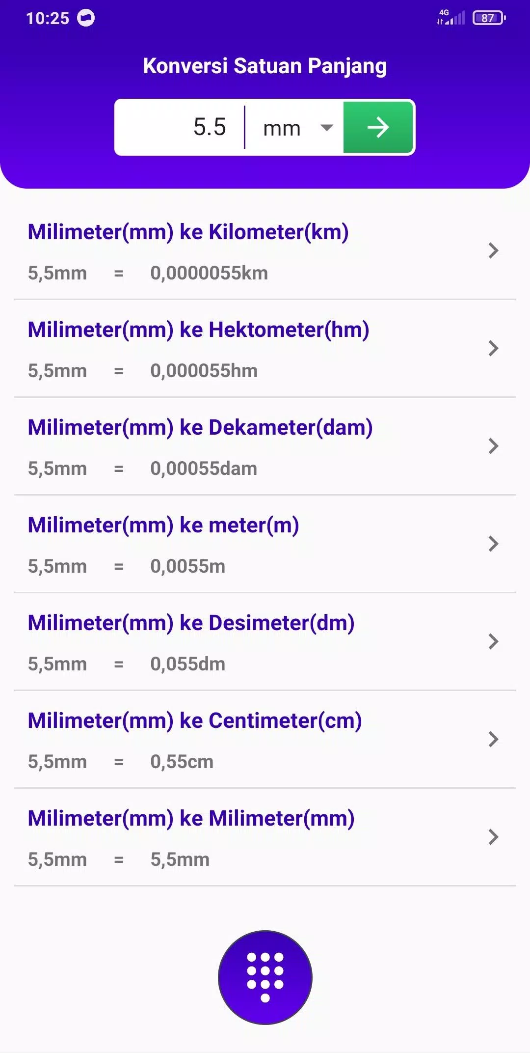Kalkulator Km Hm Dam M Dm Cm Mm Dengan Caranya For Android Apk Download
