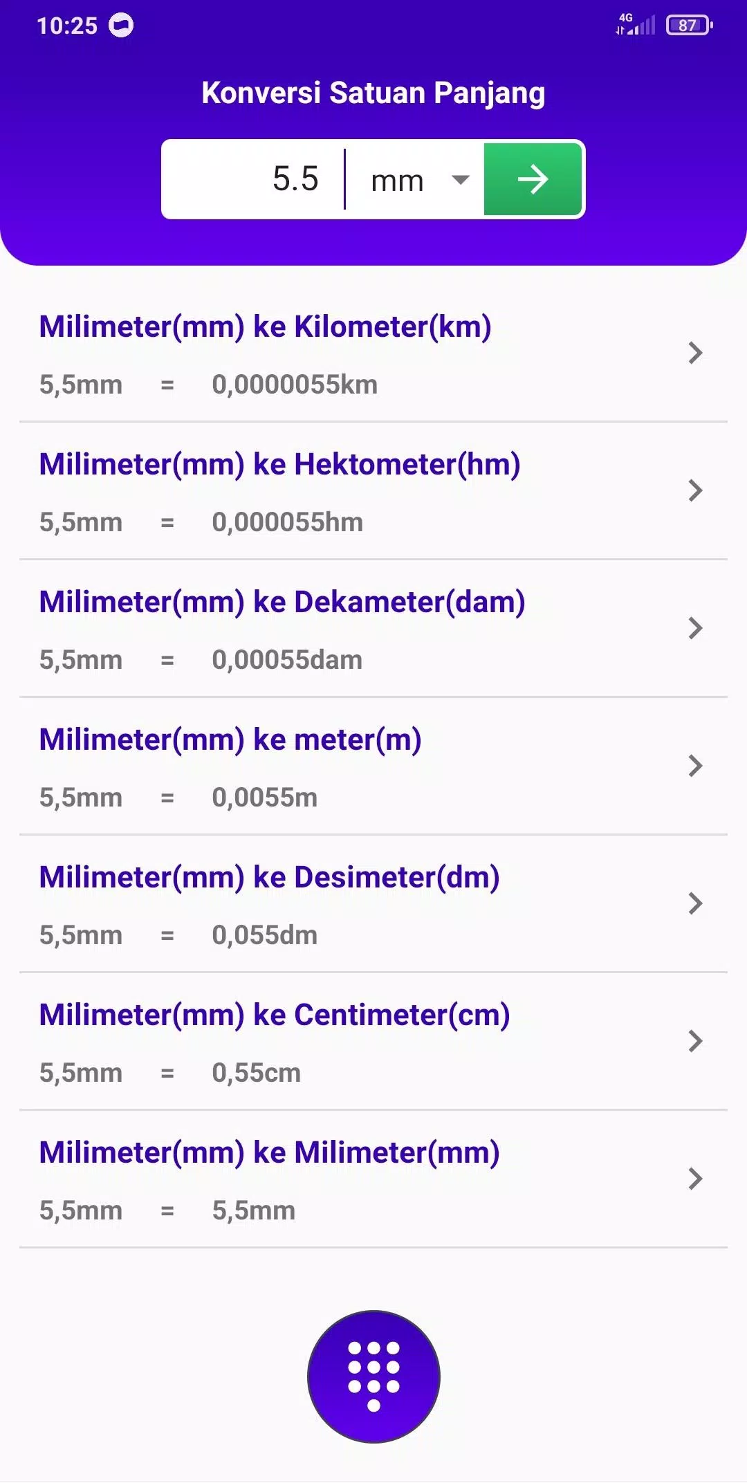Kalkulator km hm m dm cm mm APK for Android Download