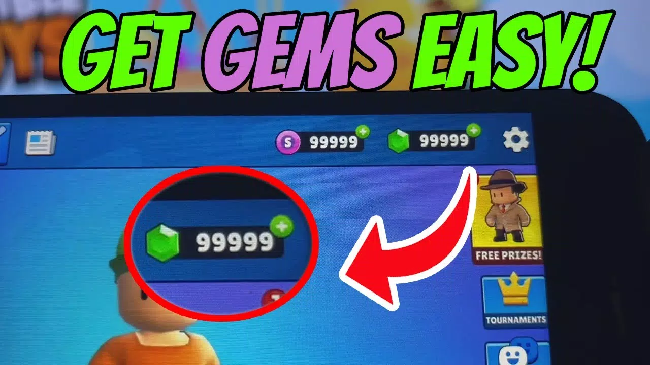 How I got 999,999 Free Gems & Skins in Stumble Guys Hack/MOD for Unlimited  Gems 