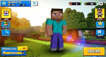 Stumble Guys Mod for Minecraft الملصق