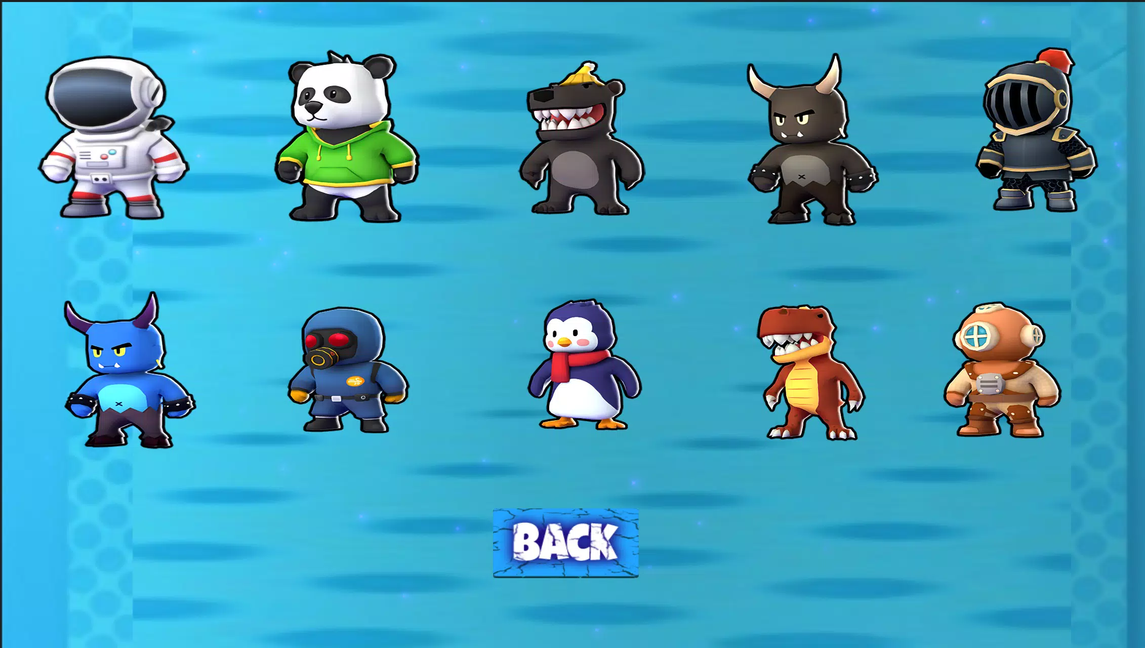 stumble guys todas as skins e emotes download atualizado