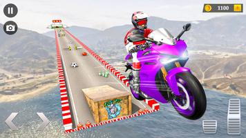 Heavy Bike Stunts Crash Games Affiche
