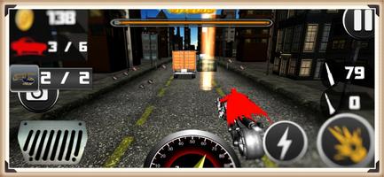 Badman Moto Destroyer Racer capture d'écran 1