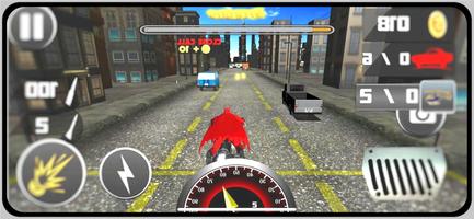 Badman Moto Destroyer Racer capture d'écran 3