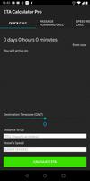 ETA Calculator Pro screenshot 2