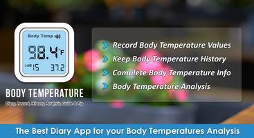 Body Temperature Diary/Tracker Plakat