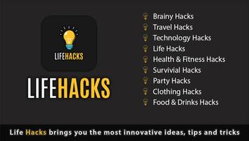 Life Hacks, Real Life Facts الملصق