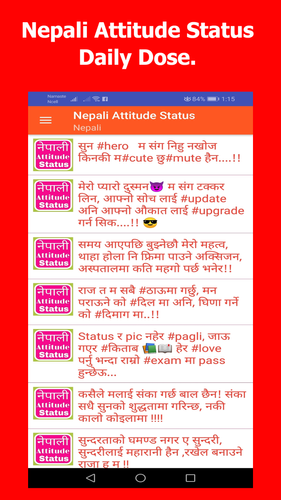 Nepali Attitude Status 2020 Apk 2 Download For Android Download