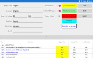 برنامه‌نما Studer XtenderSettingsManager (Unreleased) عکس از صفحه