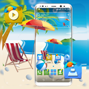 Cool Beach Launcher Theme APK